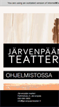 Mobile Screenshot of jarvenpaanteatteri.fi