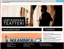 Tablet Screenshot of jarvenpaanteatteri.fi